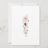 Luxurious Spring Garden Wedding Invitation Kaart (Achterkant)