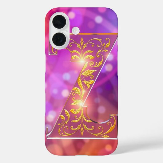 Luxurious Transparent Letter Z  Case-Mate iPhone Case (Achterkant)