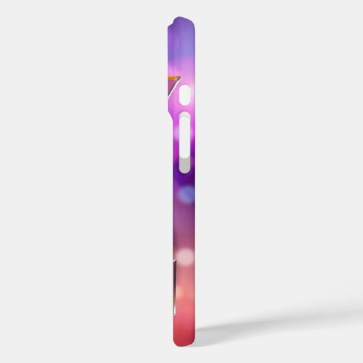 Luxurious Transparent Letter Z Case-Mate iPhone Case (Achterkant / Links)