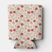 Luxurious Tulip Greenery Wedding Can Cooler (Achterkant)