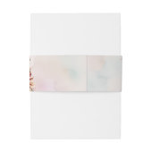 Luxurious White Burgundy Gold Wedding Uitnodigingen Wikkel (Achterkant Voorbeeld)