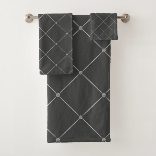 LUXURIOUS ZONDER GRIJS HAMPTON TOWEL SET BAD HANDDOEK (Insitu)