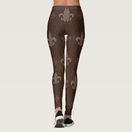 Luxurische Leggings van de Lis Brown (Achterkant)