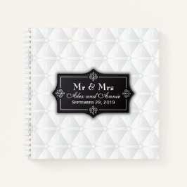 Luxurous Personal Wedding Guestbook Notitieboek