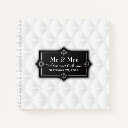 Luxurous Personal Wedding Guestbook Notitieboek (Voorkant)