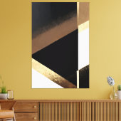 Luxury Abstract Golden Background Canvas Afdruk (Insitu (Woonkamer))