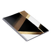 Luxury Abstract Golden Background Notitieboek (Rechterzijde)