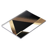 Luxury Abstract Golden Background Notitieboek (Linkerzijde)