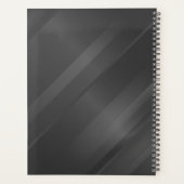 Luxury Abstract Golden Background Planner (Achterkant)