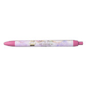 Luxury Agate Glitter Dog Paw Pet Grooming Zwarte Inkt Pen (Voorkant)