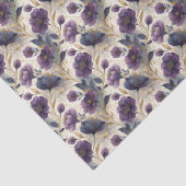 Luxury alcohol ink floral tiled pattern tissuepapier (Detail)