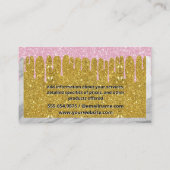 Luxury Animal Grooming | Glitter Drip | Poedel Visitekaartje (Achterkant)