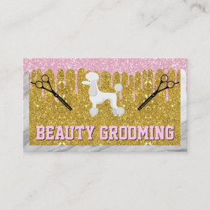 Luxury Animal Grooming   Glitter Drip   Poedel Visitekaartje