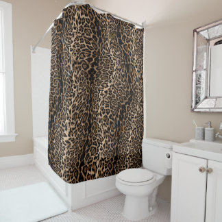 Luxury Animal Print bath curtain Douchegordijn