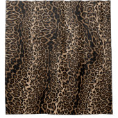Luxury Animal Print bath curtain Douchegordijn (Voorkant)
