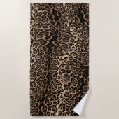 Luxury Animal Print beach Towel Strandlaken (Voorkant)