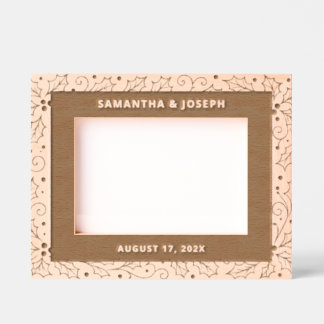 Luxury Antique-Gold Photo Frame Gegraveerde Lijstjes