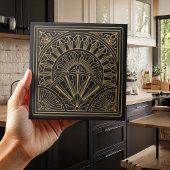 Luxury Art Deco Geometric Pat#2 ID1196 Tegeltje