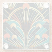 Luxury Art Deco Modern Glass Onderzetter (Achterkant)