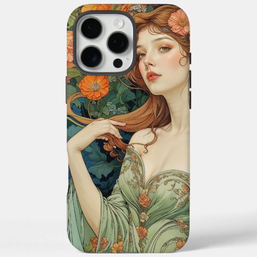 Luxury Art Nouveau iPhone Accessory Case-Mate iPhone Case (Achterkant)
