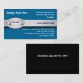 Luxury AUC Service Taxi Visitekaartjes (Voorkant / Achterkant)
