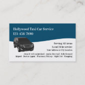 Luxury AUC Service Taxi Visitekaartjes (Voorkant)