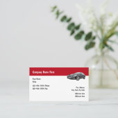 Luxury auto Service Automotive Business Visitekaartje (Staand voorkant)