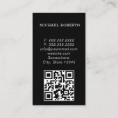 Luxury Automotive Car Services Visitekaartje (Achterkant)