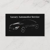 Luxury Automotive Car Services Visitekaartje (Voorkant)