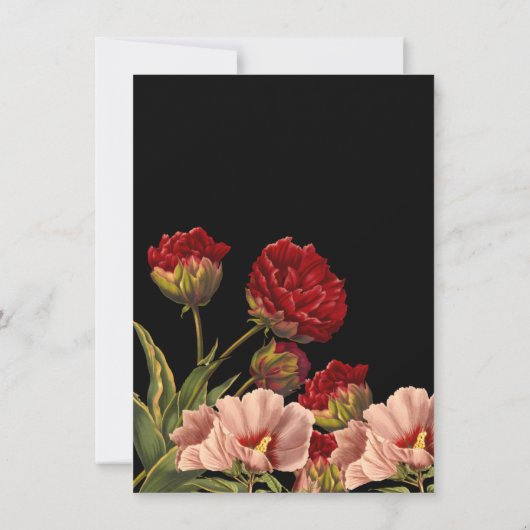 Luxury Avant Garde Baroque BM 35th Birthday Kaart (Achterkant)