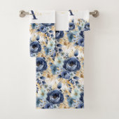 Luxury Bath Towel Set | Pamper Yourself w/ Flowers Bad Handdoek (Insitu)