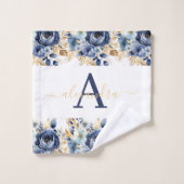 Luxury Bath Towel Set | Pamper Yourself w/ Flowers Bad Handdoek (Wasdoekje)