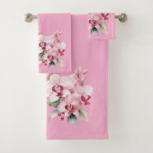 Luxury Bath Towel Set | Pamper Yourself w/ Flowers Bad Handdoek (Insitu)