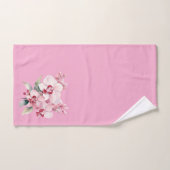 Luxury Bath Towel Set | Pamper Yourself w/ Flowers Bad Handdoek (Handdoek)