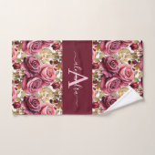 Luxury Bath Towel Set | Pamper Yourself w/ Flowers Bad Handdoek (Handdoek)