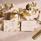 Luxury Beauty Business Thank You for Your Purchase Bedankkaart