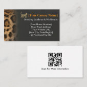Luxury Bengal Cat Cattery Customizable Visitekaartje (Voorkant / Achterkant)