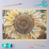 Luxury Big Waterverf Sunflower Collectie Tissuepapier (Craft)