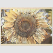 Luxury Big Waterverf Sunflower Collectie Tissuepapier (Voorkant)