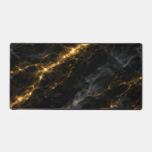Luxury Black and Gold Marble Mouse Pad (Voorkant)