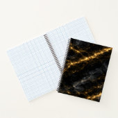 Luxury Black and Gold Marble Spiral Notebook Notitieboek (Binnen)