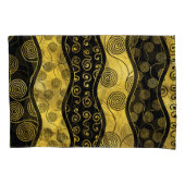 Luxury Black en Gold African Pattern Kussensloop (Voorkant)