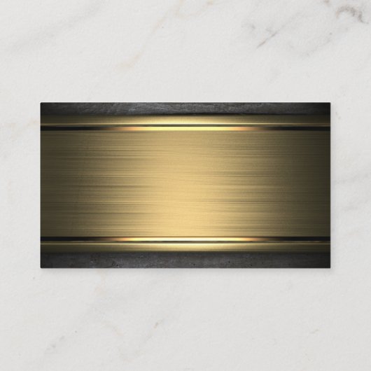 Luxury Black en Gold Food Bord Chef Catering Visitekaartje (Achterkant)