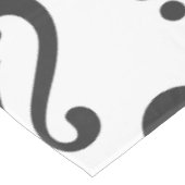 Luxury Black en White Damask Tafelkleed (Gekanteld)