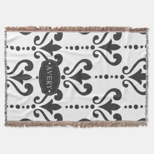Luxury Black en White, persoonlijk Deken