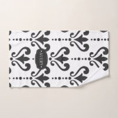 Luxury Black en White, persoonlijk Handdoek (Handdoek)