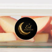 Luxury Black & Gold Eid Mubarak Stickers– Elegant Labels (Aangebracht)
