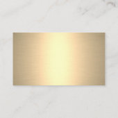 Luxury Black Gold Foil Dog Paw Grooming Service Visitekaartje (Achterkant)