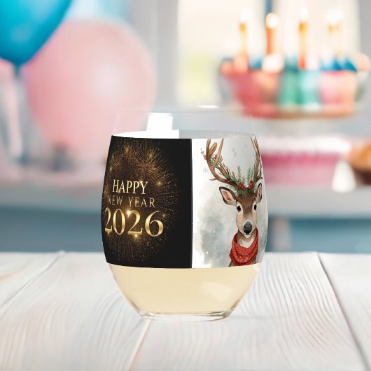 Luxury black gold new year Wine glass Wijnglas Zonder Voet (Insitu (Baby Shower))