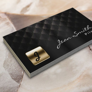 Luxury Black & Gold Pilot/Aviator-Visitekaartje Visitekaartje